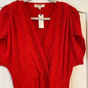 Red Anthropologie x Porridge Jumpsuit
